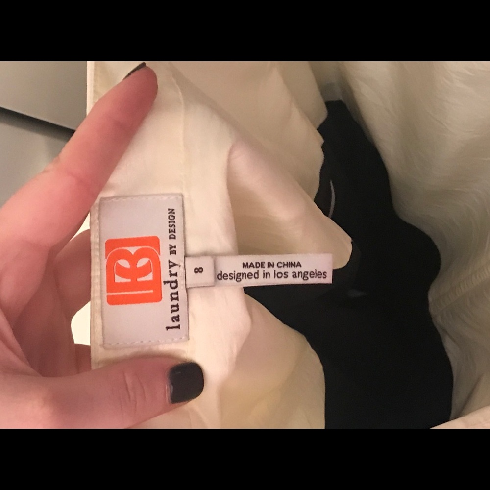 Black and white bubble bottom cocktail dress